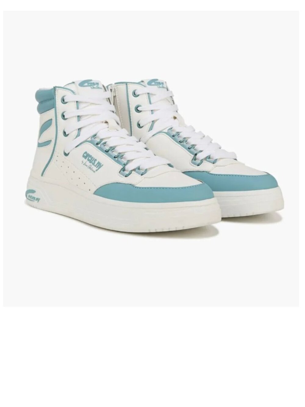 NEW Circus NY by Sam Edelman Irving High Top Platform Sneaker  10M, BRIGHT WHITE